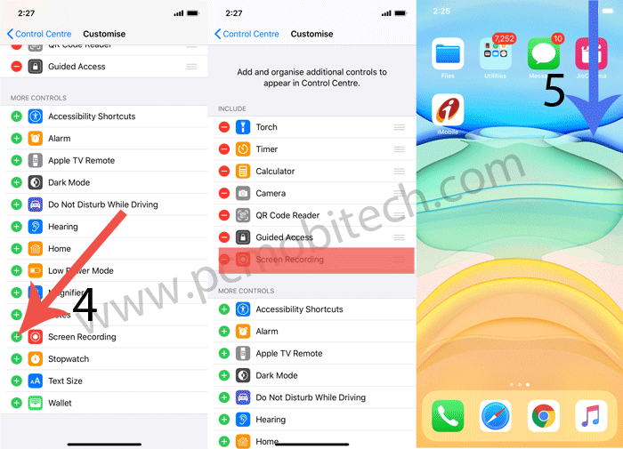 How to Enable Screen/Game Recording Option In iPhone