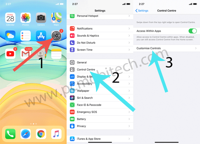 How to Enable Screen/Game Recording Option In iPhone