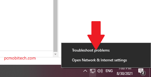 Internet connection issue