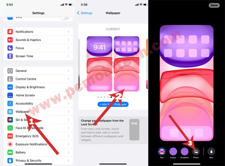 How to Set Different Wallpaper Than Lock screen iPhone?