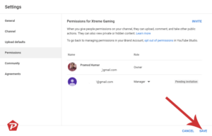 How to Allow or Manage Channel Permissions In YouTube Studio?