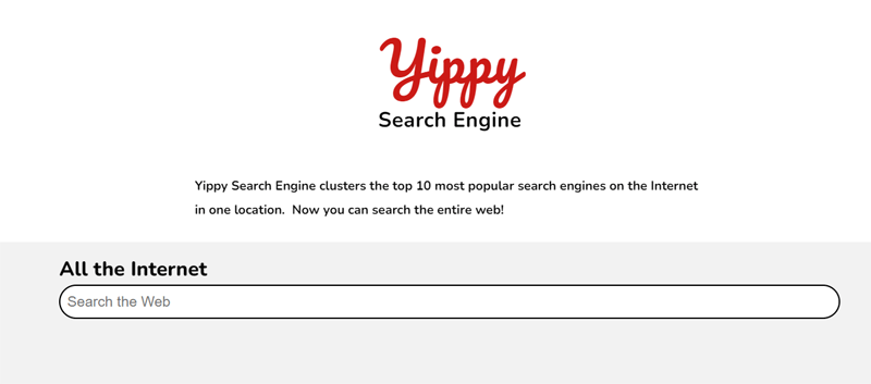 Yippy-Search-Engine